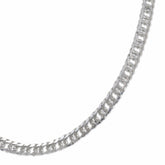 92.5% Sterling Silver Rombo Chain - 4MM
